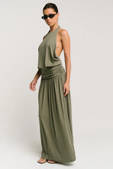 Mia Halter Maxi Dress